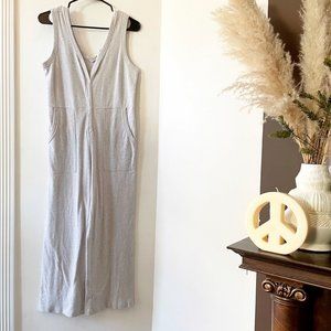 • WVN Organic Grey Jersey Jumpsuit •